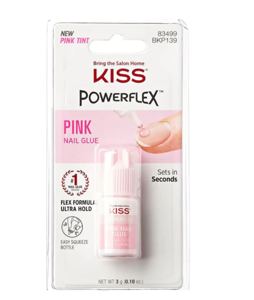 Kiss Powerflex Pink Nail Glue #BKp139, COSMETICS MAKEUP - Cloré Beauty