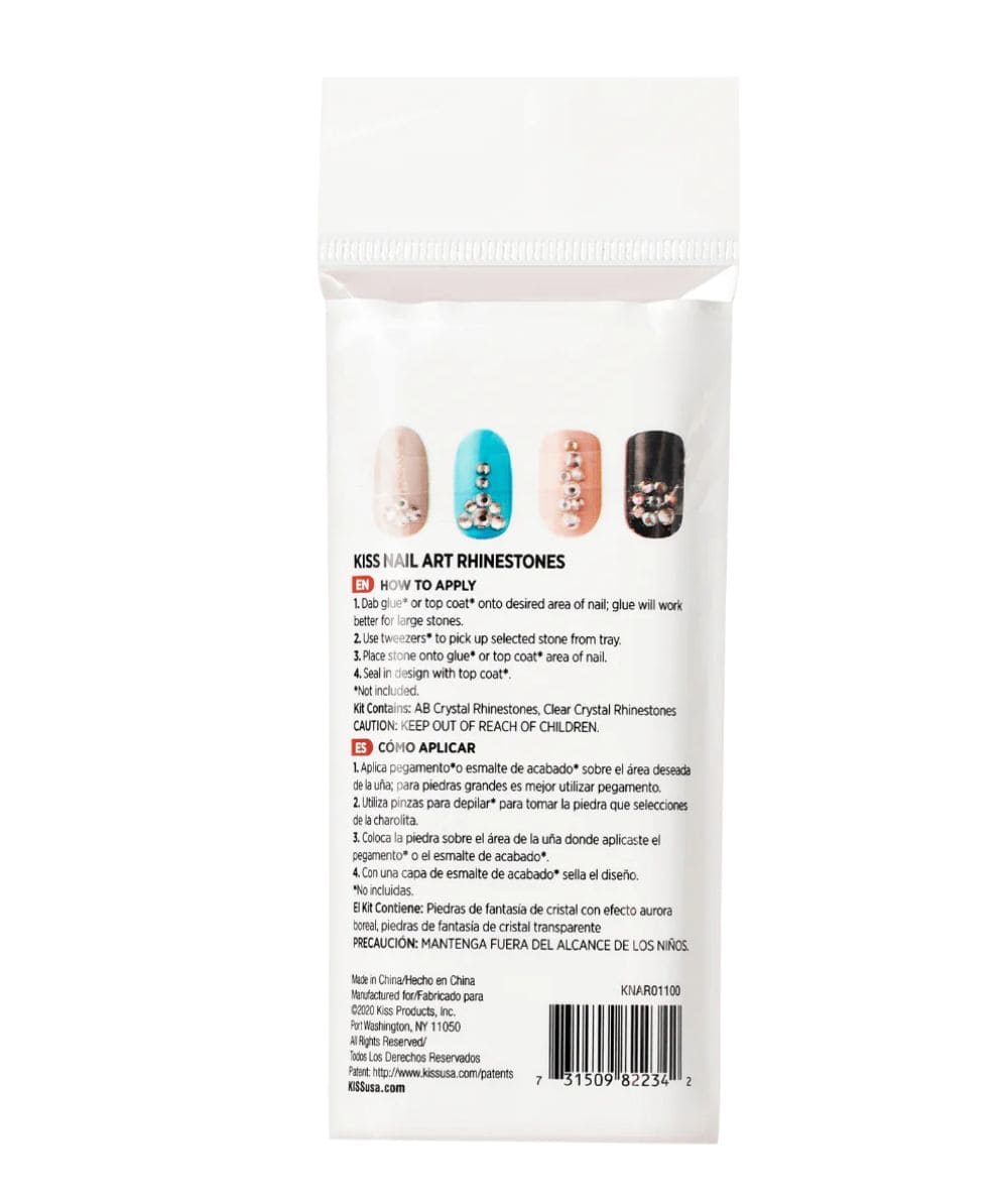 Kiss Nail Art Rhinestones #Knar01, Cosmetics - Cloré Beauty