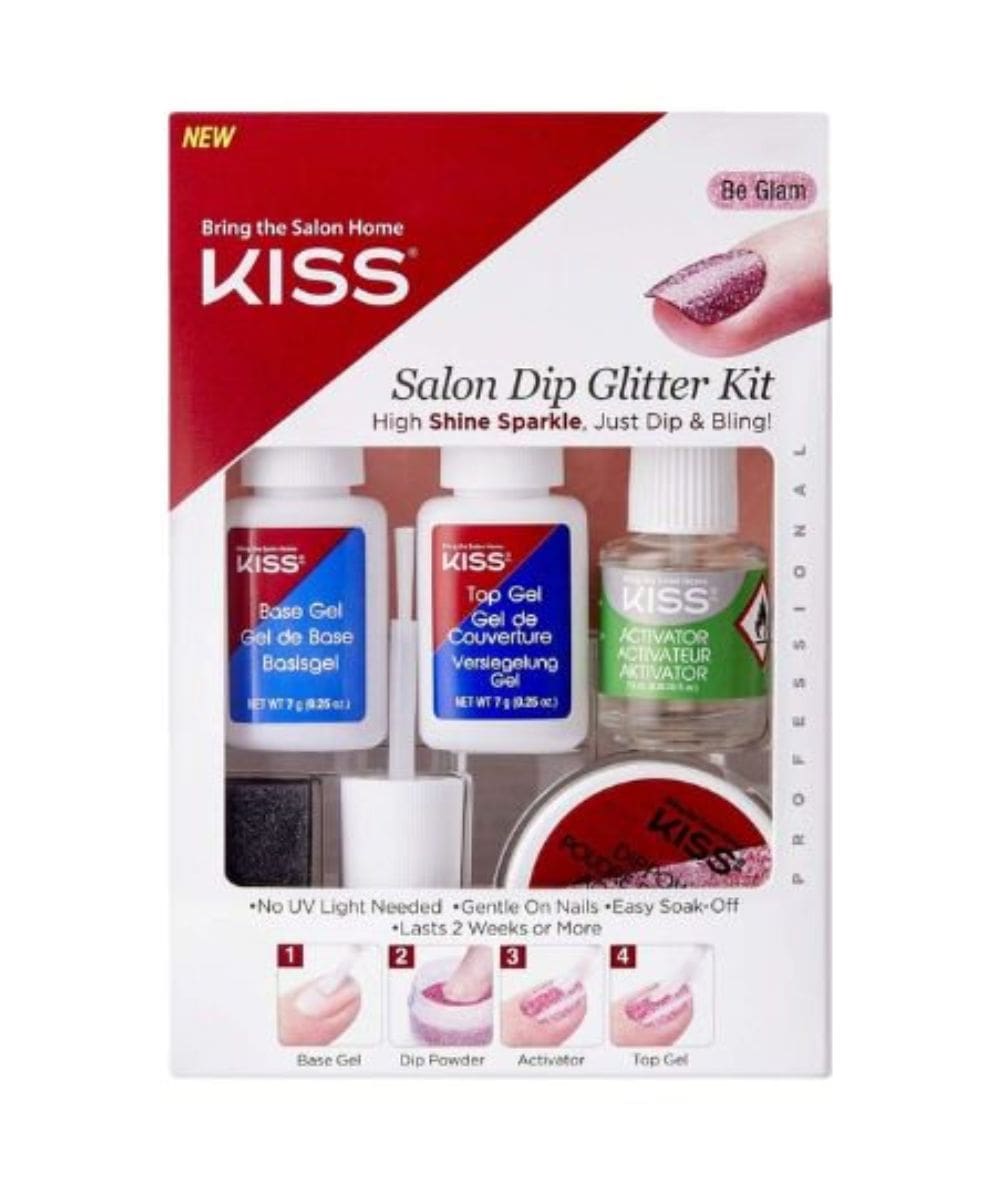 Kiss Salon Dip Glitter Kit #Ksdg01, Cosmetics - Cloré Beauty