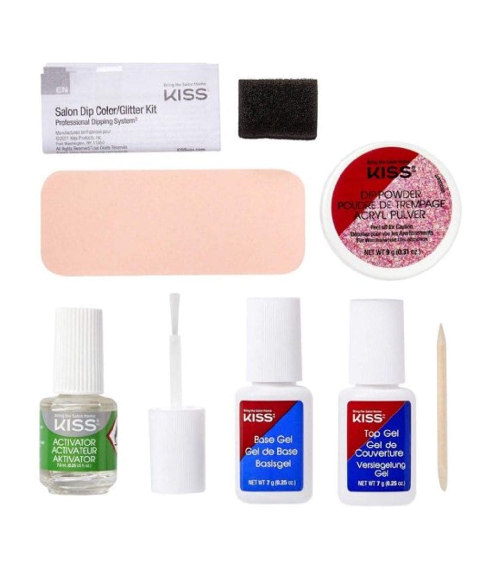Kiss Salon Dip Glitter Kit #Ksdg01, Cosmetics - Cloré Beauty
