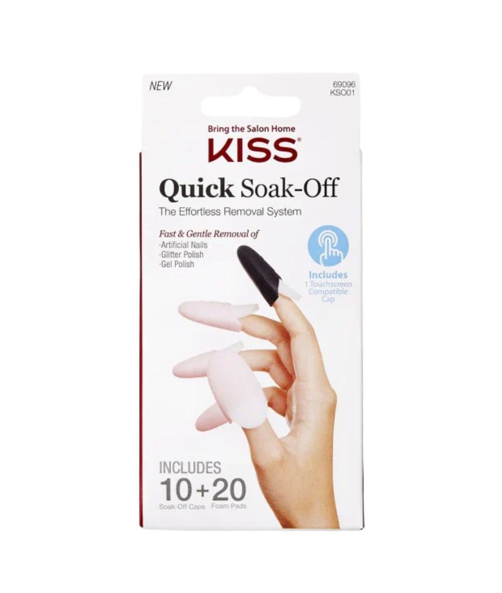 Kiss Soak Off Remover Caps #Kso01, ACCESSORIES JEWELRY FASHION - Cloré Beauty