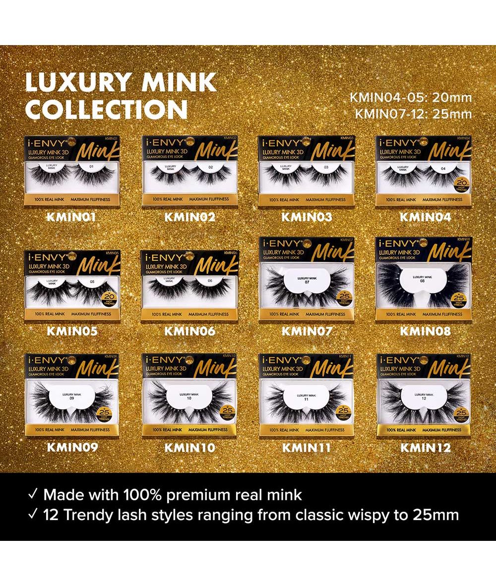 Kiss Professional I-Envy Luxury Mink Kmin