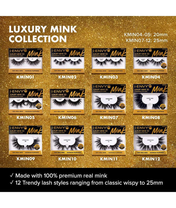 Kiss Professional I-Envy Luxury Mink Kmin