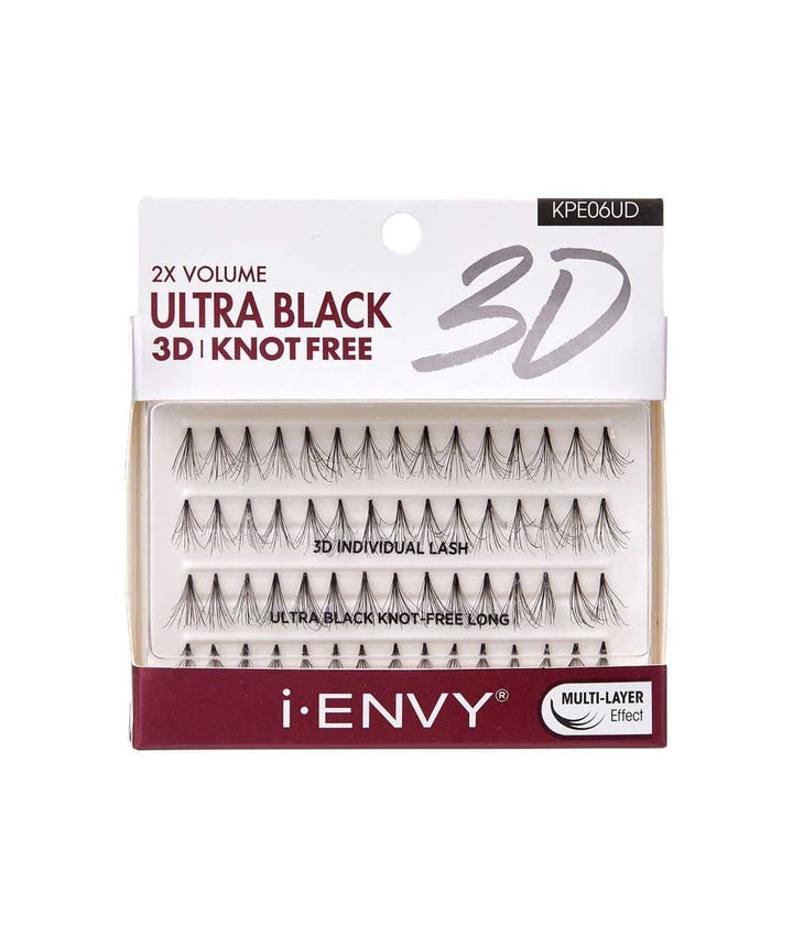 Kiss Professional I-Envy Knot Free Ultra Black [Long] #Kpe06Ud