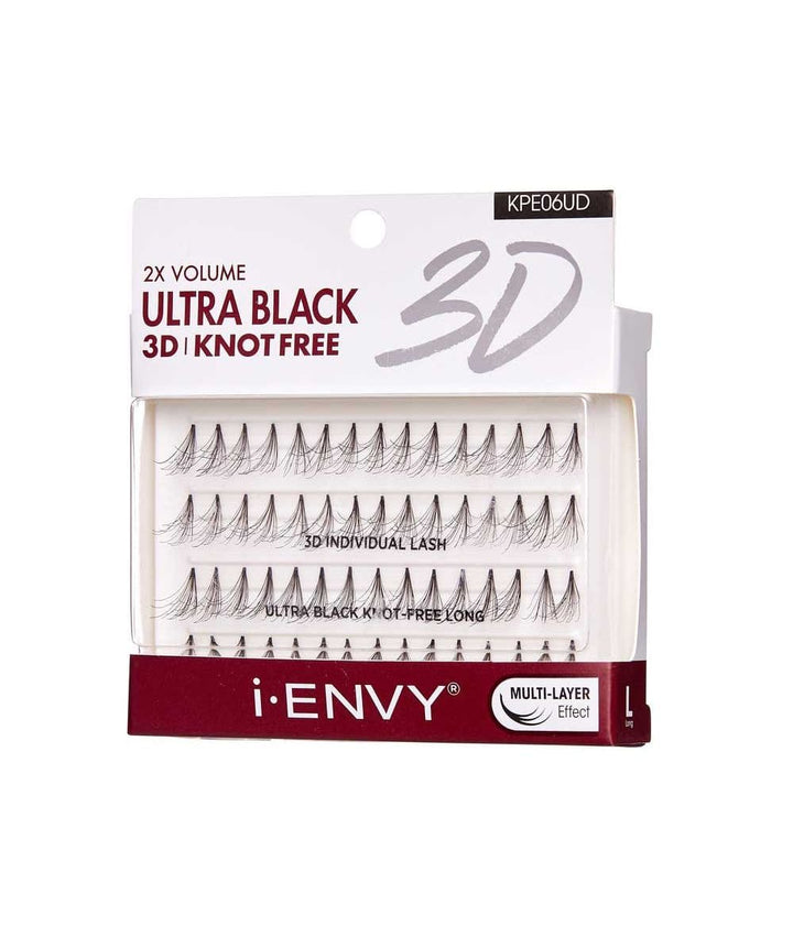 Kiss Professional I-Envy Knot Free Ultra Black [Long] #Kpe06Ud