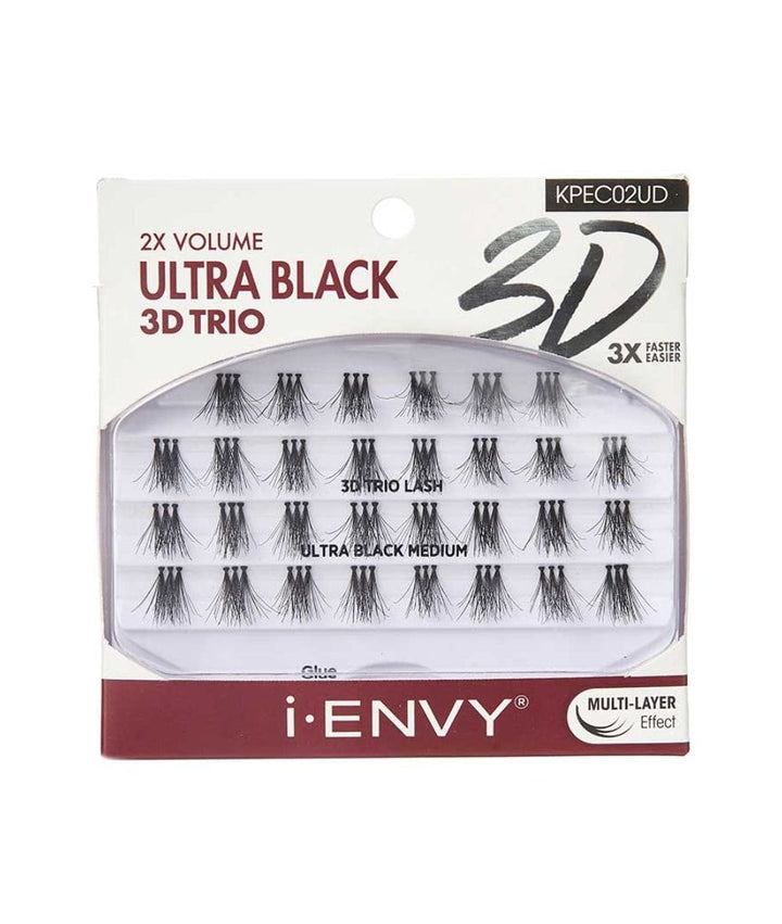 Kiss Professional I-Envy 3D Trio UltraBlack [Medium] #Kpec02Ud