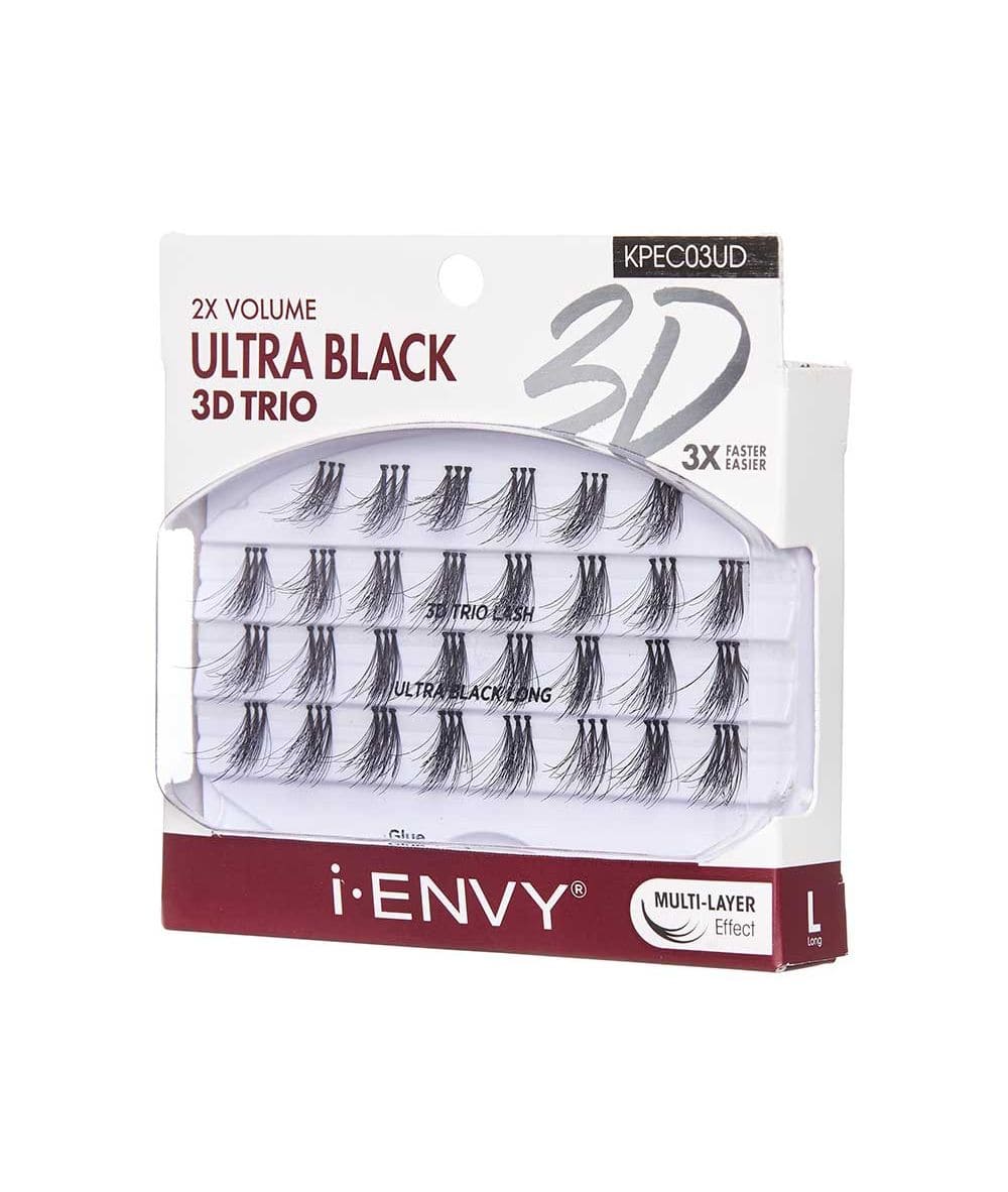 Kiss Professional I-Envy 3D Trio UltraBlack [Long] #Kpec03Ud