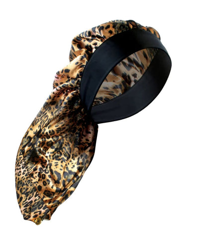 Firstline Evolve Wide Edge Braid Bonnet[Leopard] #1681