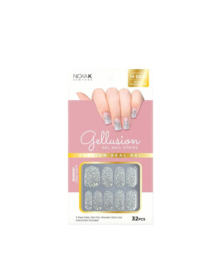 Nicka K Gellusion Gel Nail Strips, COSMETICS MAKEUP - Cloré Beauty