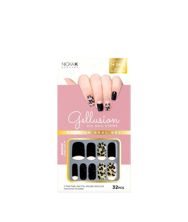 Nicka K Gellusion Gel Nail Strips, COSMETICS MAKEUP - Cloré Beauty