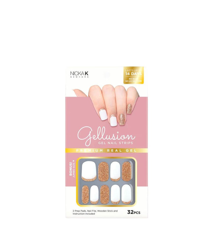 Nicka K Gellusion Gel Nail Strips, COSMETICS MAKEUP - Cloré Beauty