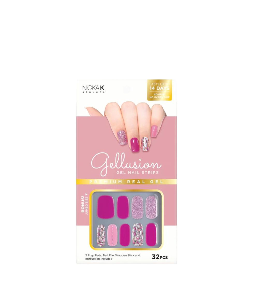 Nicka K Gellusion Gel Nail Strips, COSMETICS MAKEUP - Cloré Beauty