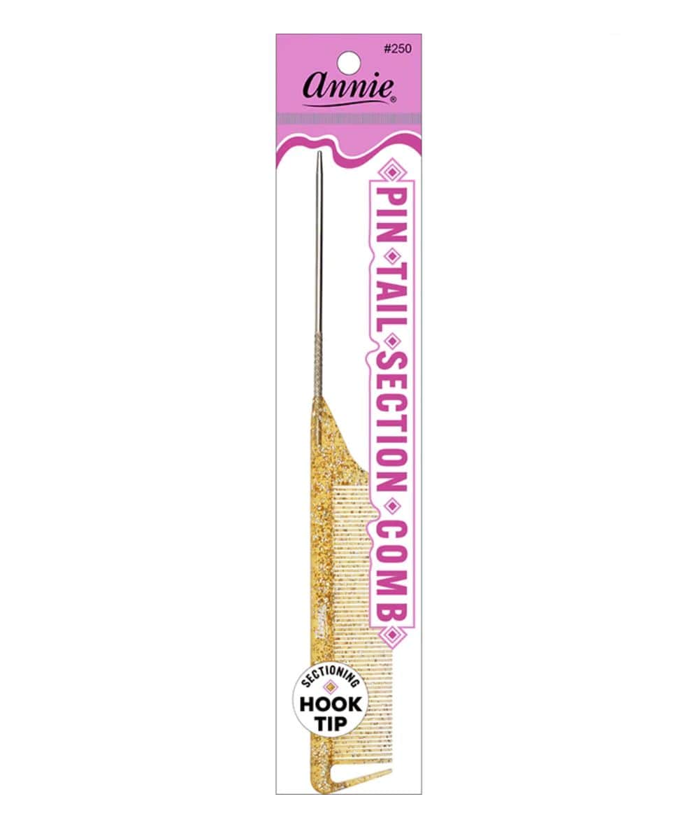Annie Luminous Pin Tail Section Comb [Assorted] #250, HAIR STYLING TOOLS - Cloré Beauty