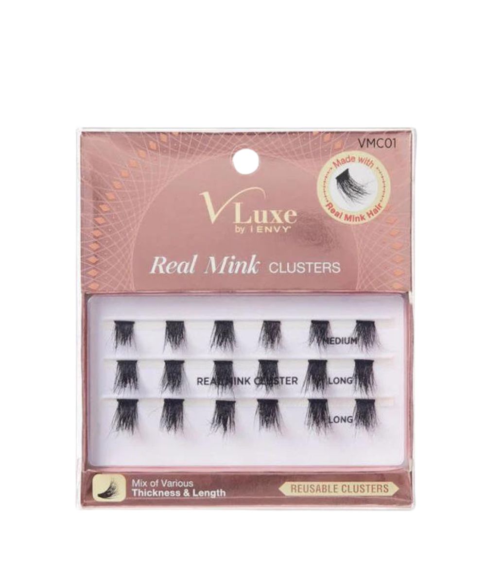 Kiss I-Envy V Luxe Real Mink Cluster Lashes #Vmc01