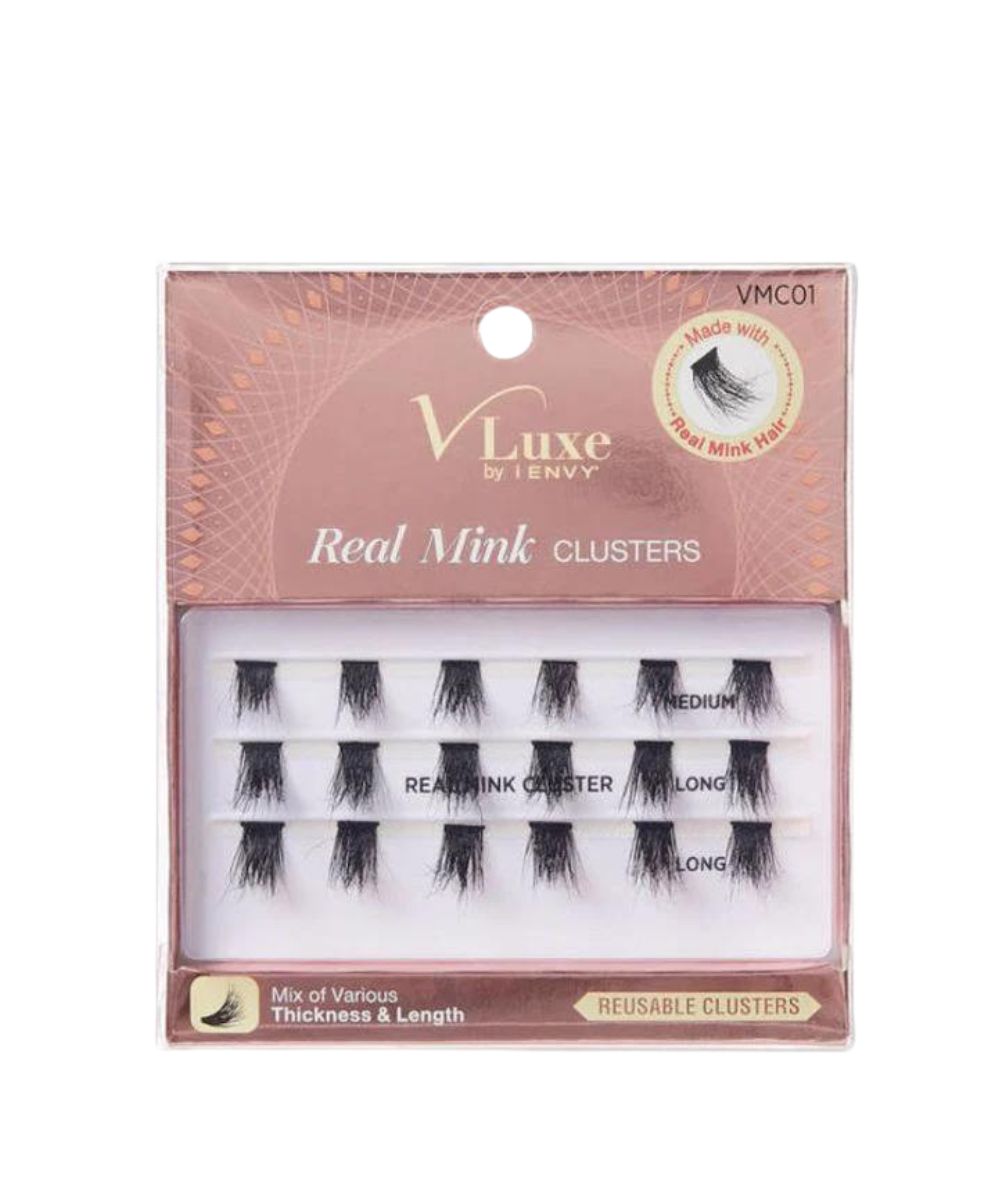 Kiss I-Envy V Luxe Real Mink Cluster Lashes #Vmc01, COSMETICS MAKEUP - Cloré Beauty