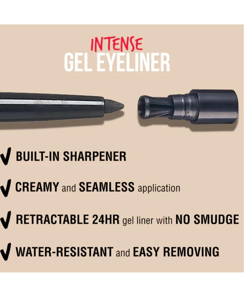 Kiss Professional Intense Gel Eyeliner, Cosmetics - Cloré Beauty