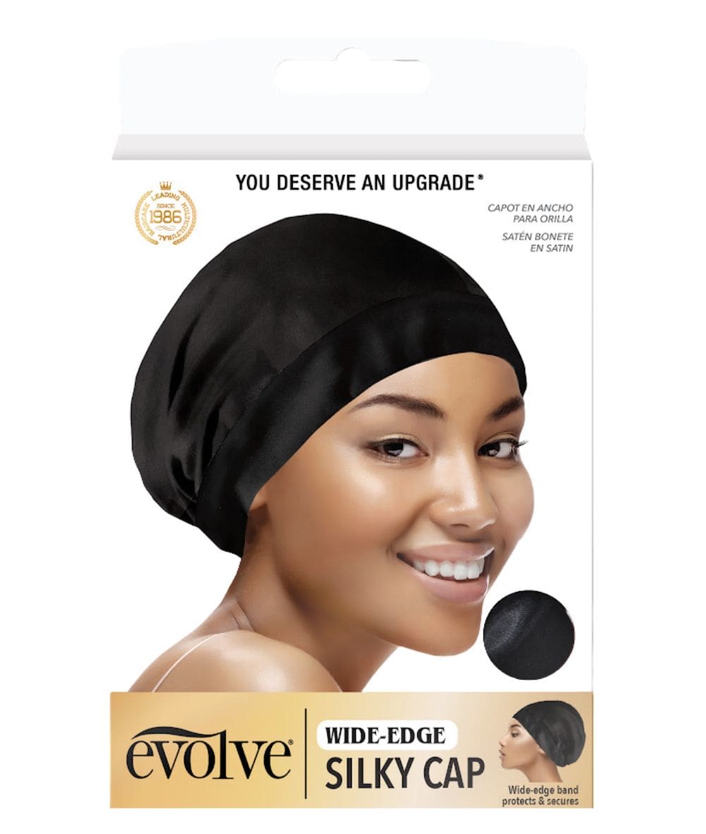 Firstline Evolve Wide Edge Silky Cap[Black] #1420, Accessory - Cloré Beauty