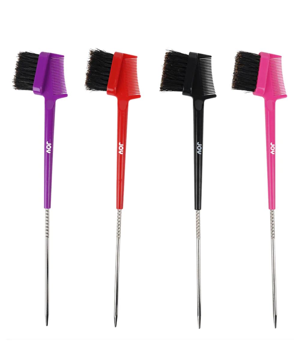 Annie Joy 3 In 1 Pimtail Edge Brush & Comb [Assorited] #2607, HAIR STYLING TOOLS - Cloré Beauty
