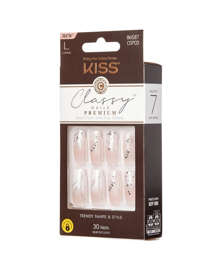 Kiss Classy Nails Premium[Stunning!] #Csp03, COSMETICS MAKEUP - Cloré Beauty