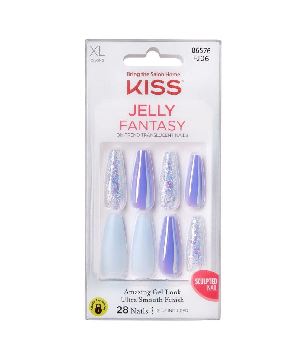 Kiss Jelly Fantasy Nails[Cherry Jelly] #Fj06, COSMETICS MAKEUP - Cloré Beauty