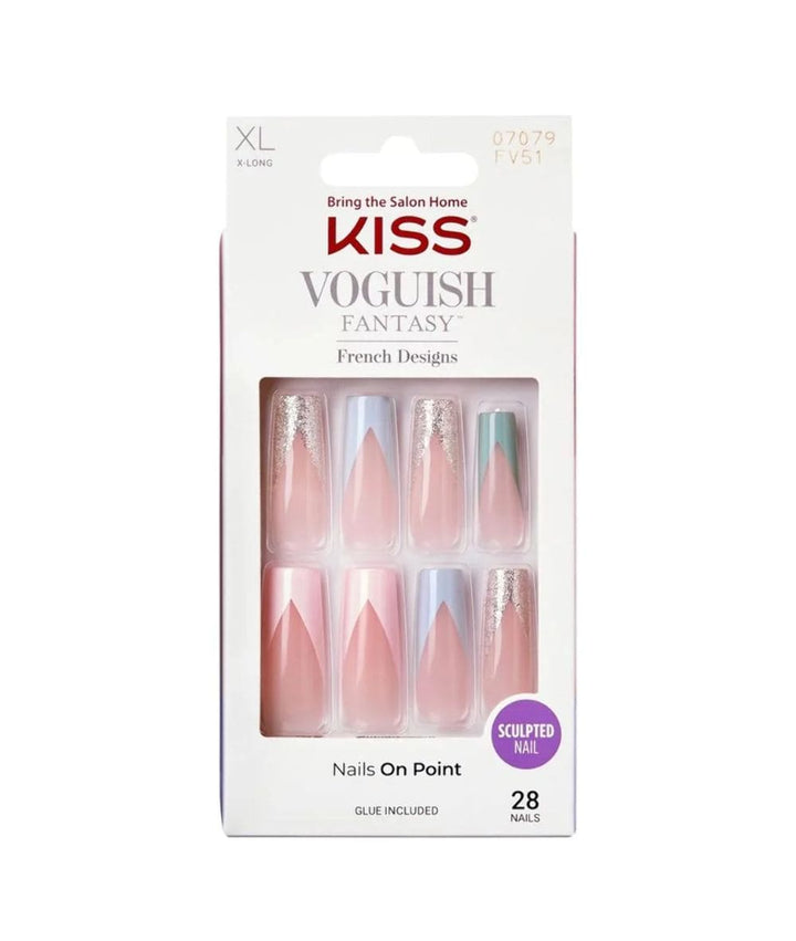Kiss Voguish fantasy French Nail, COSMETICS MAKEUP - Cloré Beauty