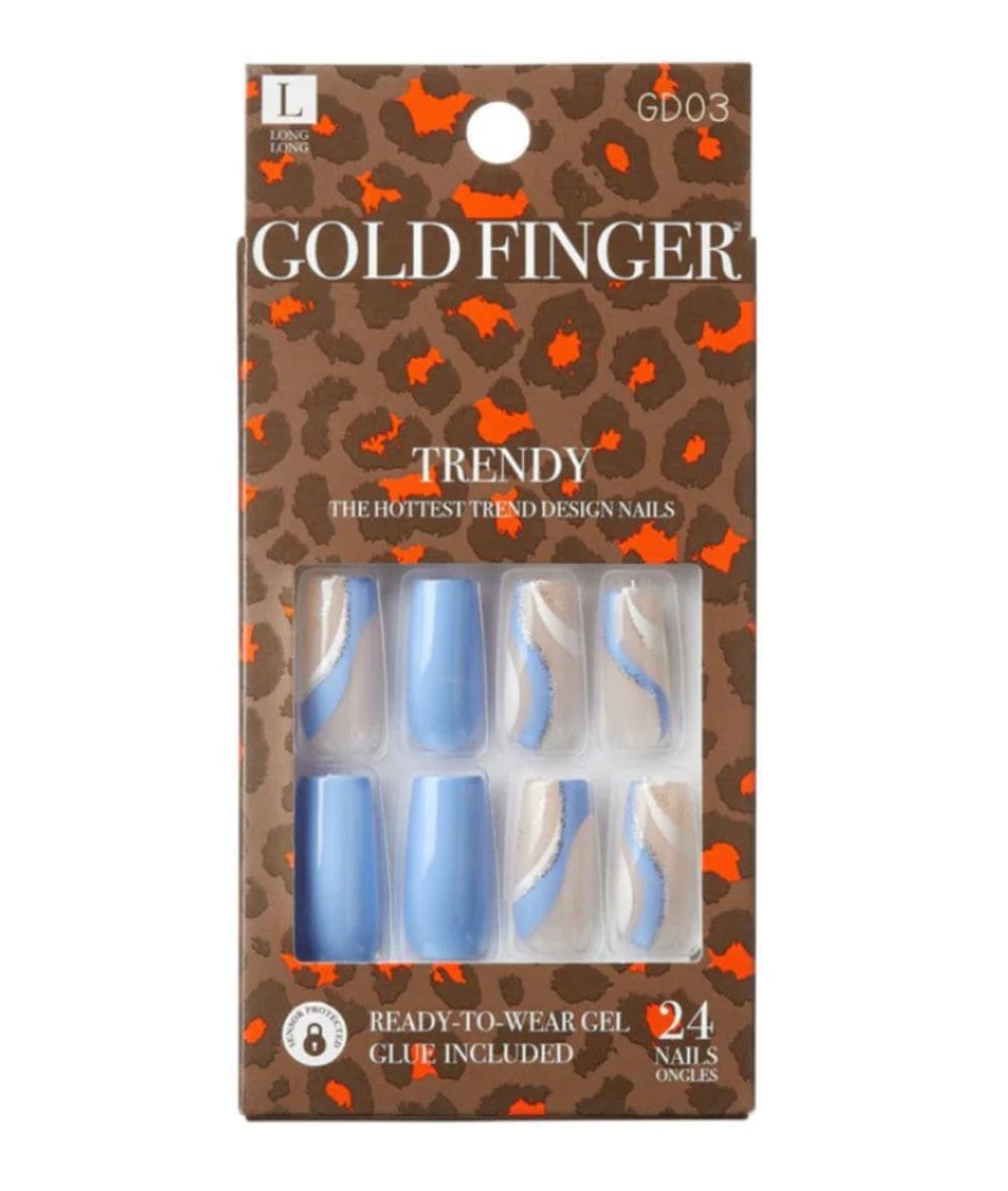 Gold Finger Trendy Nail #GD, COSMETICS MAKEUP - Cloré Beauty