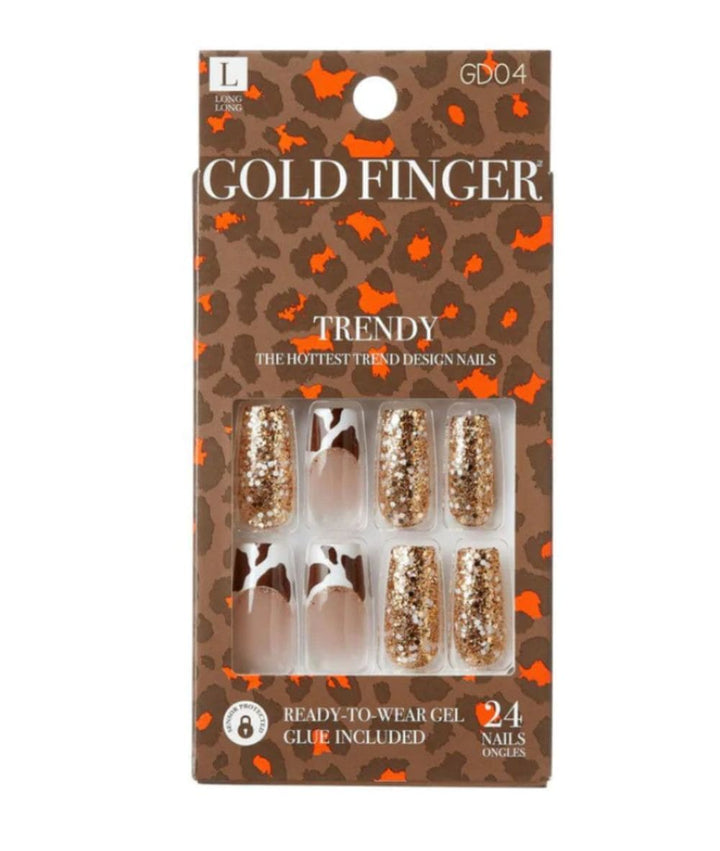 Gold Finger Trendy Nail #GD