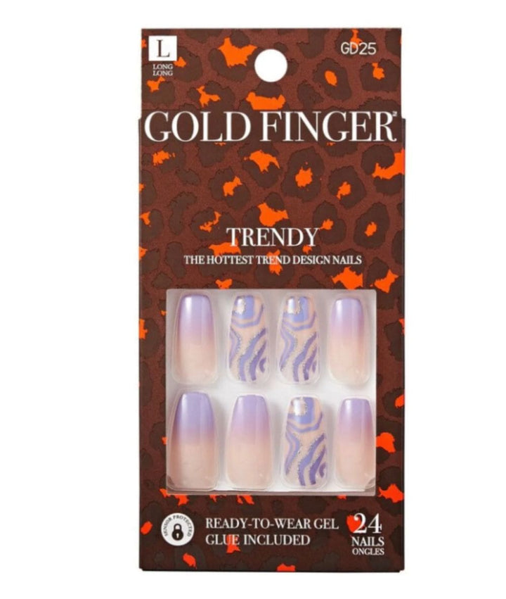 Gold Finger Trendy Nail #GD