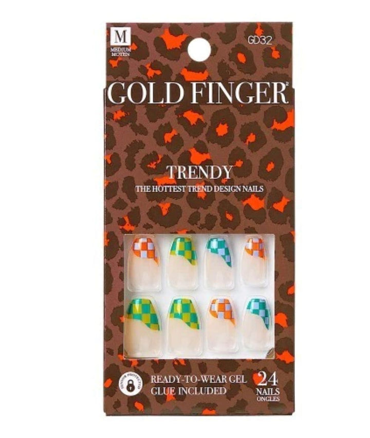 Gold Finger Trendy Nail #GD