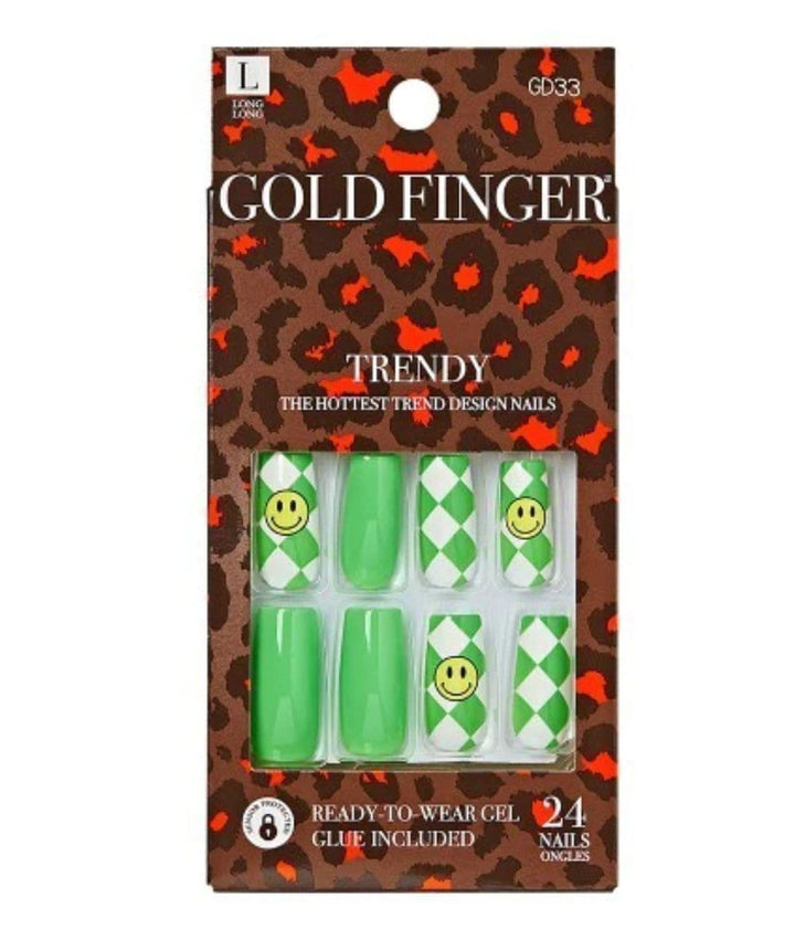 Gold Finger Trendy Nail #GD