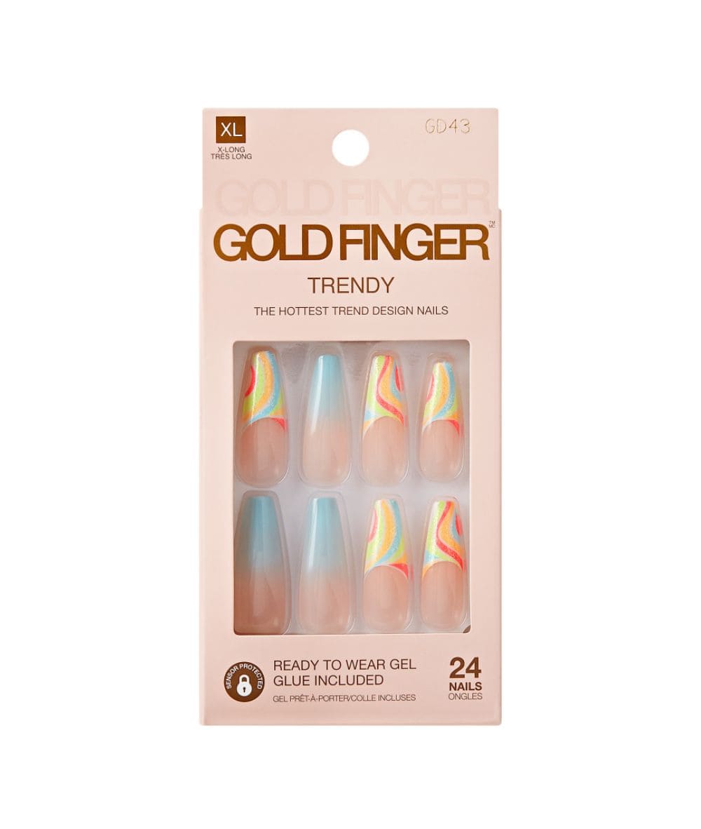 Gold Finger Trendy Nail #GD