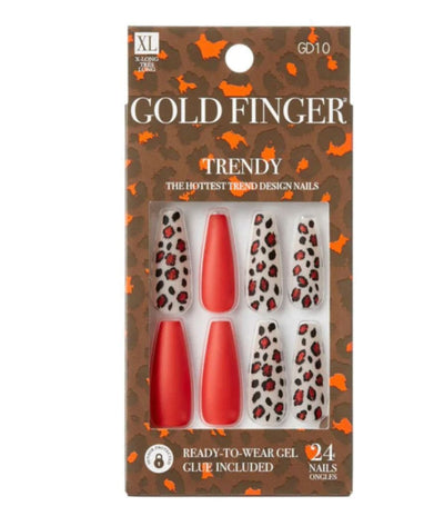 Gold Finger Trendy Nail #GD