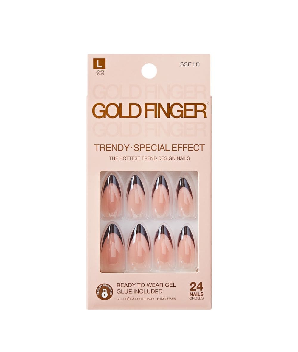 Gold Finger Speial effect Nail #GSF