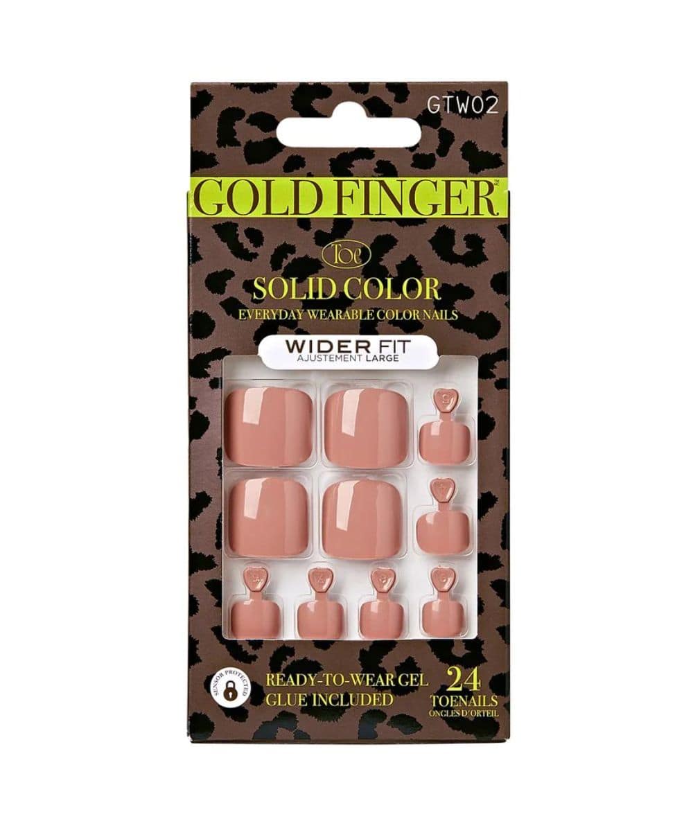 Gold Finger Wider Fit Toenails, COSMETICS MAKEUP - Cloré Beauty
