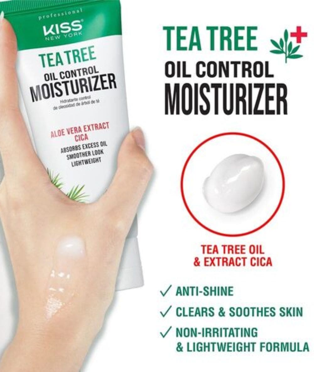 Kiss New York Professional Tea Tree Collection[Oil Control Moisturizer] #Tt02, SKIN CARE - Cloré Beauty