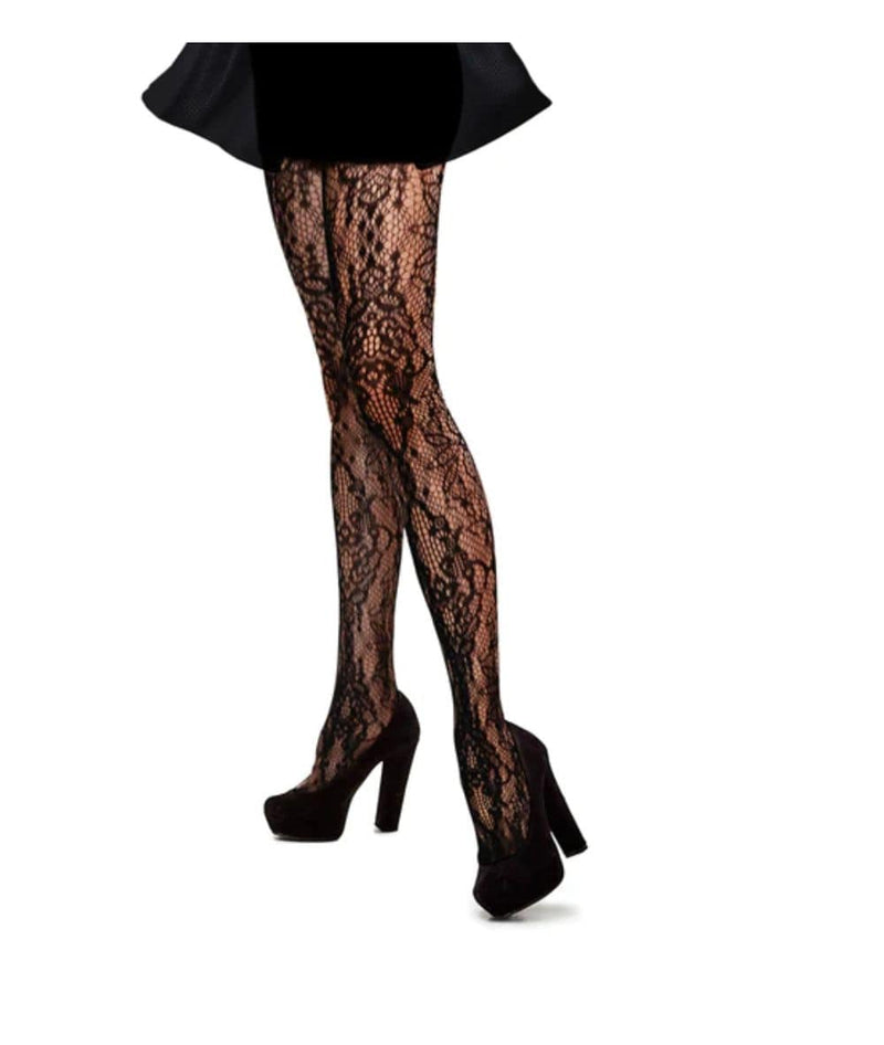 Touch Ups Patterned Fishnet Stockings-Royal Majesty
