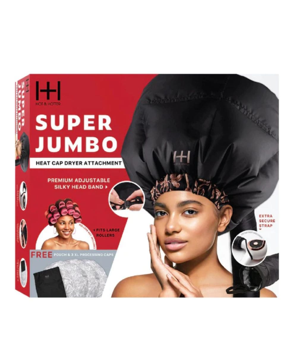 Hot & Hotter Super Jumbo Heat Cap Dryer Attachment #2971, HAIR STYLING TOOLS - Cloré Beauty