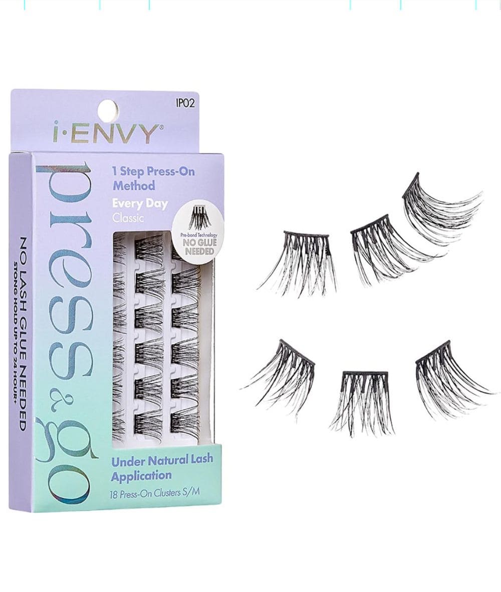 Kiss I-Envy Press & Go Press On Cluster Lashes-Every Day, COSMETICS MAKEUP - Cloré Beauty