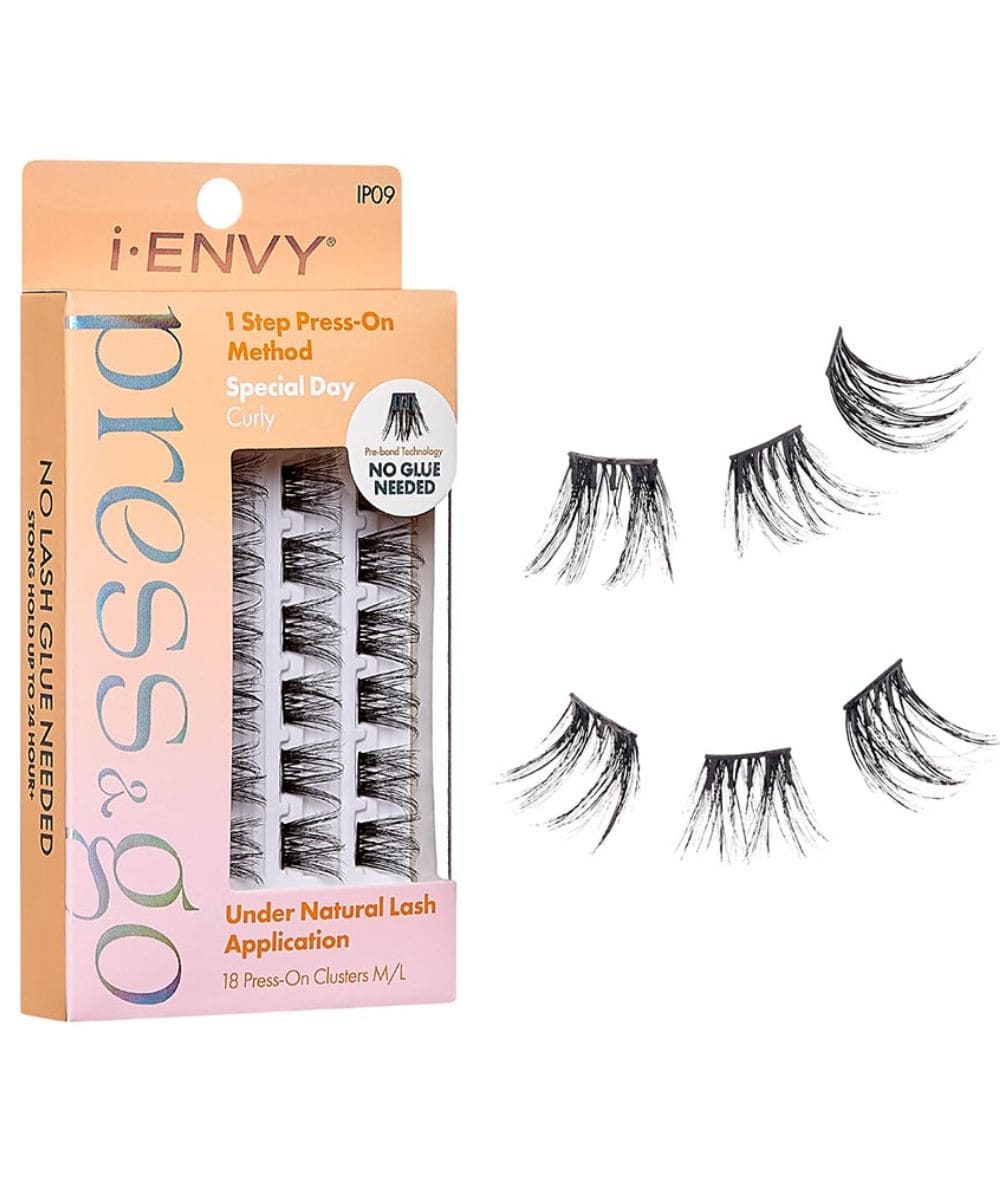 Kiss I-Envy Press & Go Press On Cluster Lashes-Special Day