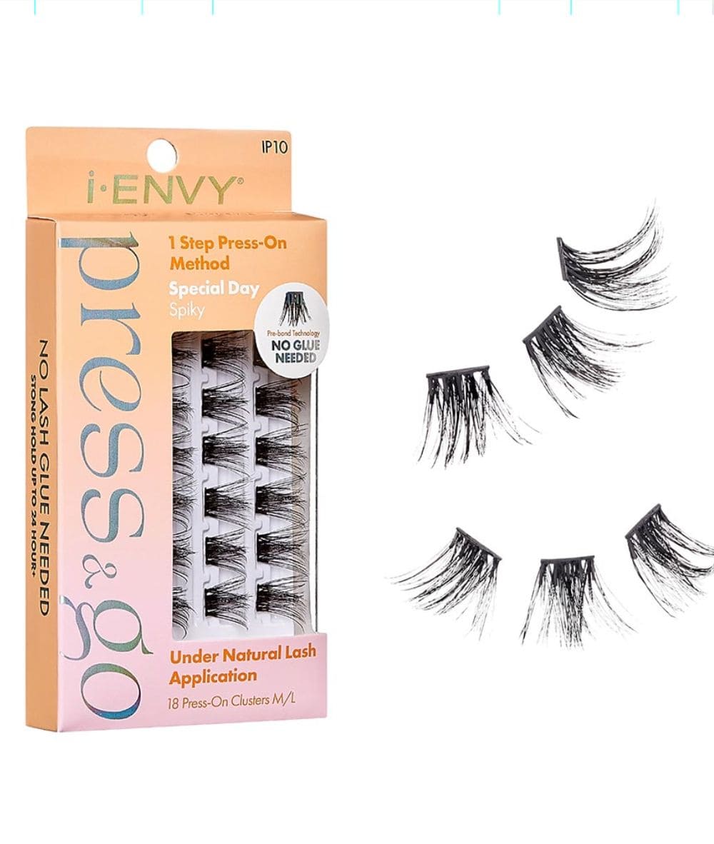 Kiss I-Envy Press & Go Press On Cluster Lashes-Special Day, Cosmetics - Cloré Beauty