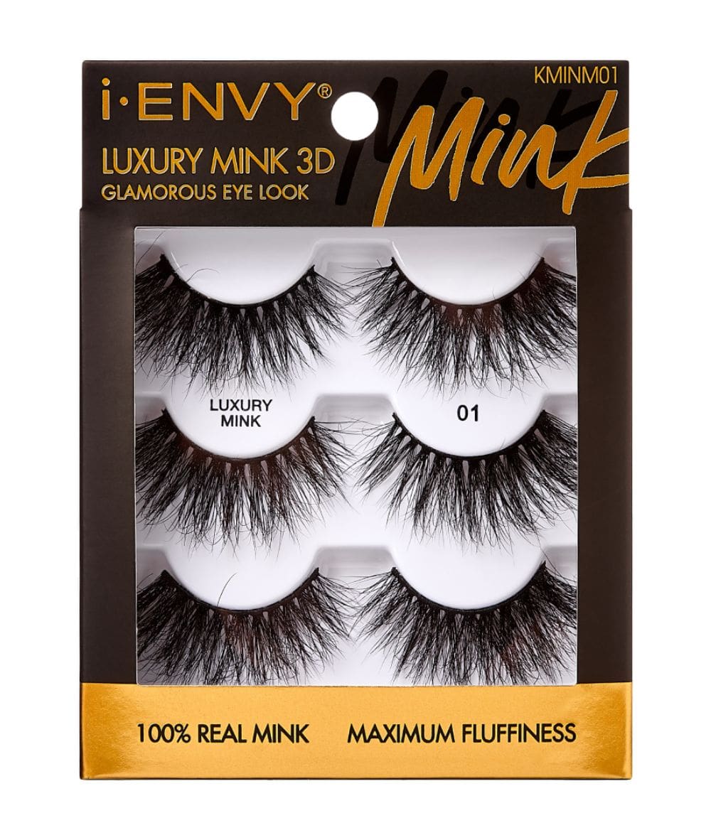 Kiss I-Envy Luxury Mink 3D Lashes Multi Pack #Kminm