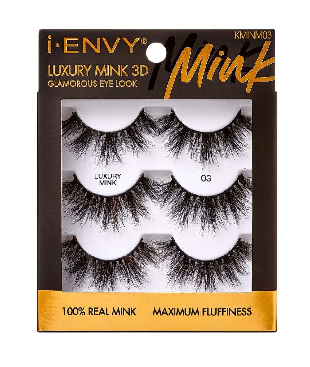 Kiss I-Envy Luxury Mink 3D Lashes Multi Pack #Kminm, COSMETICS MAKEUP - Cloré Beauty