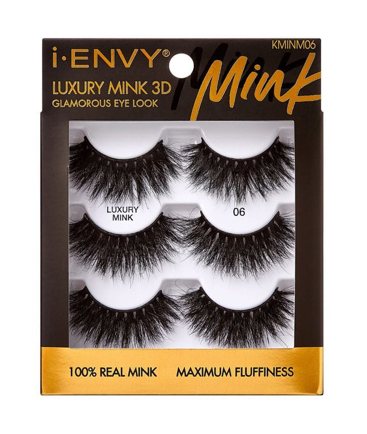 Kiss I-Envy Luxury Mink 3D Lashes Multi Pack #Kminm