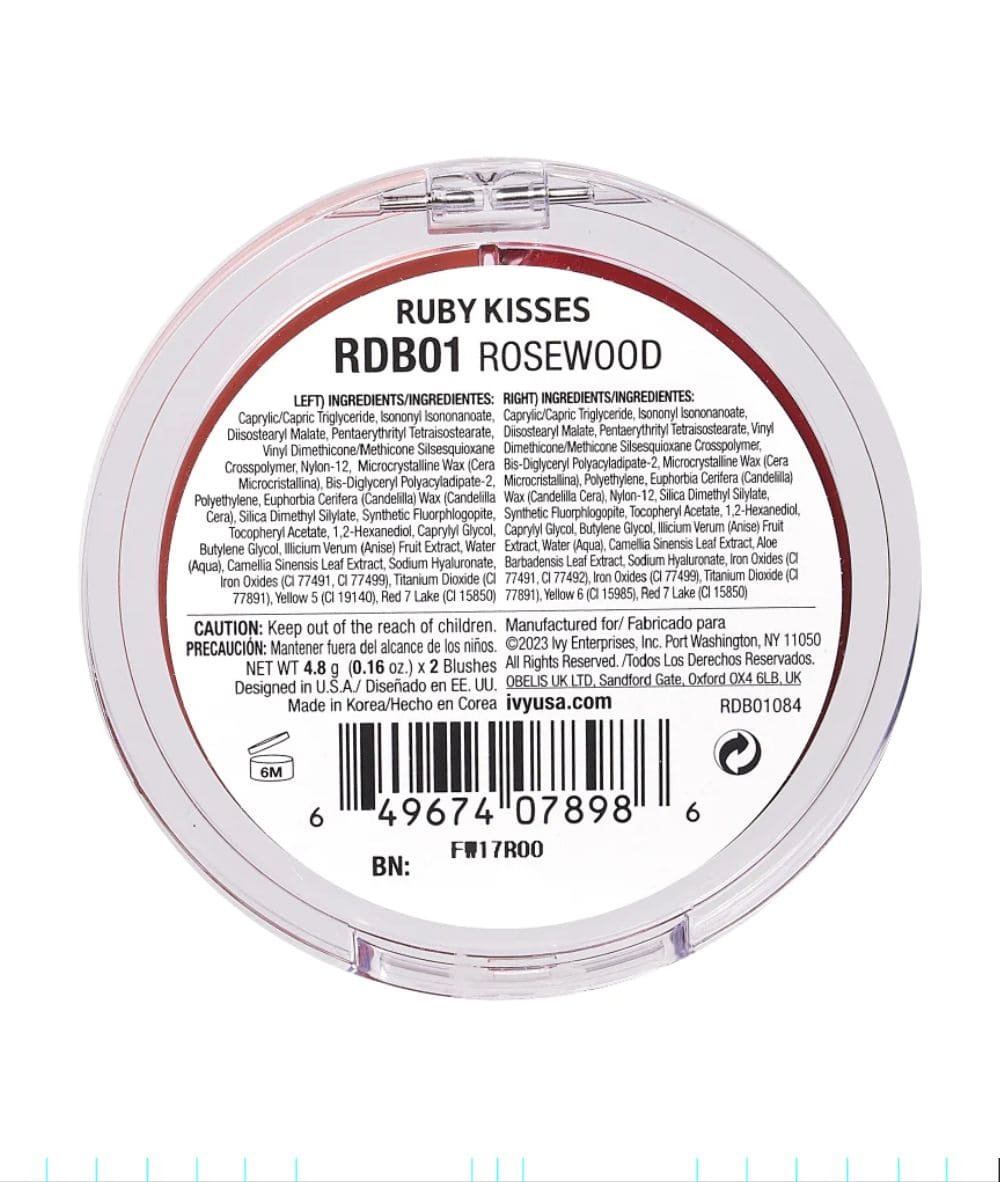 Ruby Kisses Duo Cream Blush