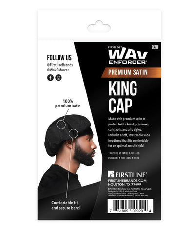 Firstline Wavenforcer King Cap [Black] #920