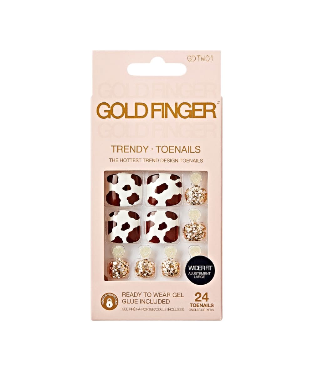 Gold Finger Trendy Wider Fit Toenails #Gdtw, COSMETICS MAKEUP - Cloré Beauty