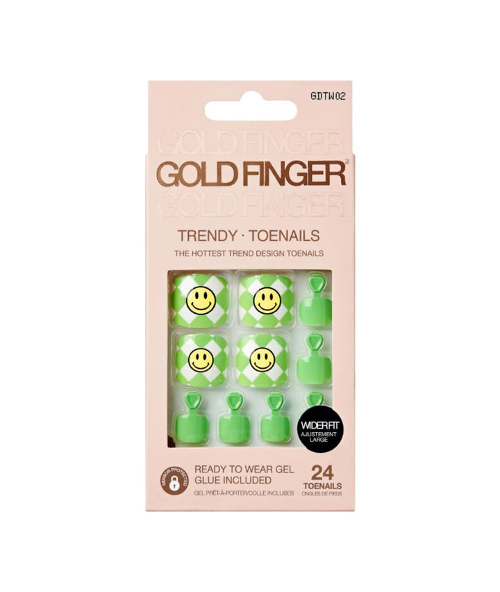 Gold Finger Trendy Wider Fit Toenails #Gdtw