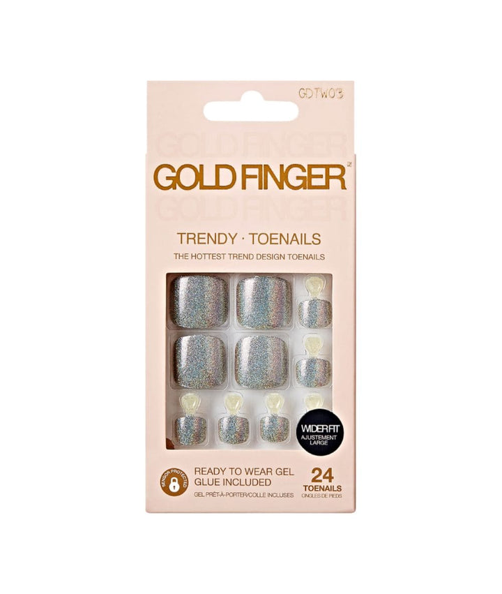 Gold Finger Trendy Wider Fit Toenails #Gdtw