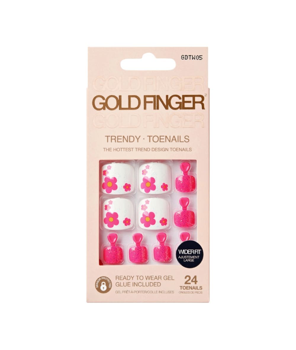 Gold Finger Trendy Wider Fit Toenails #Gdtw