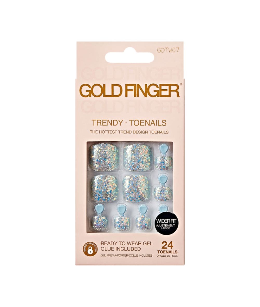 Gold Finger Trendy Wider Fit Toenails #Gdtw